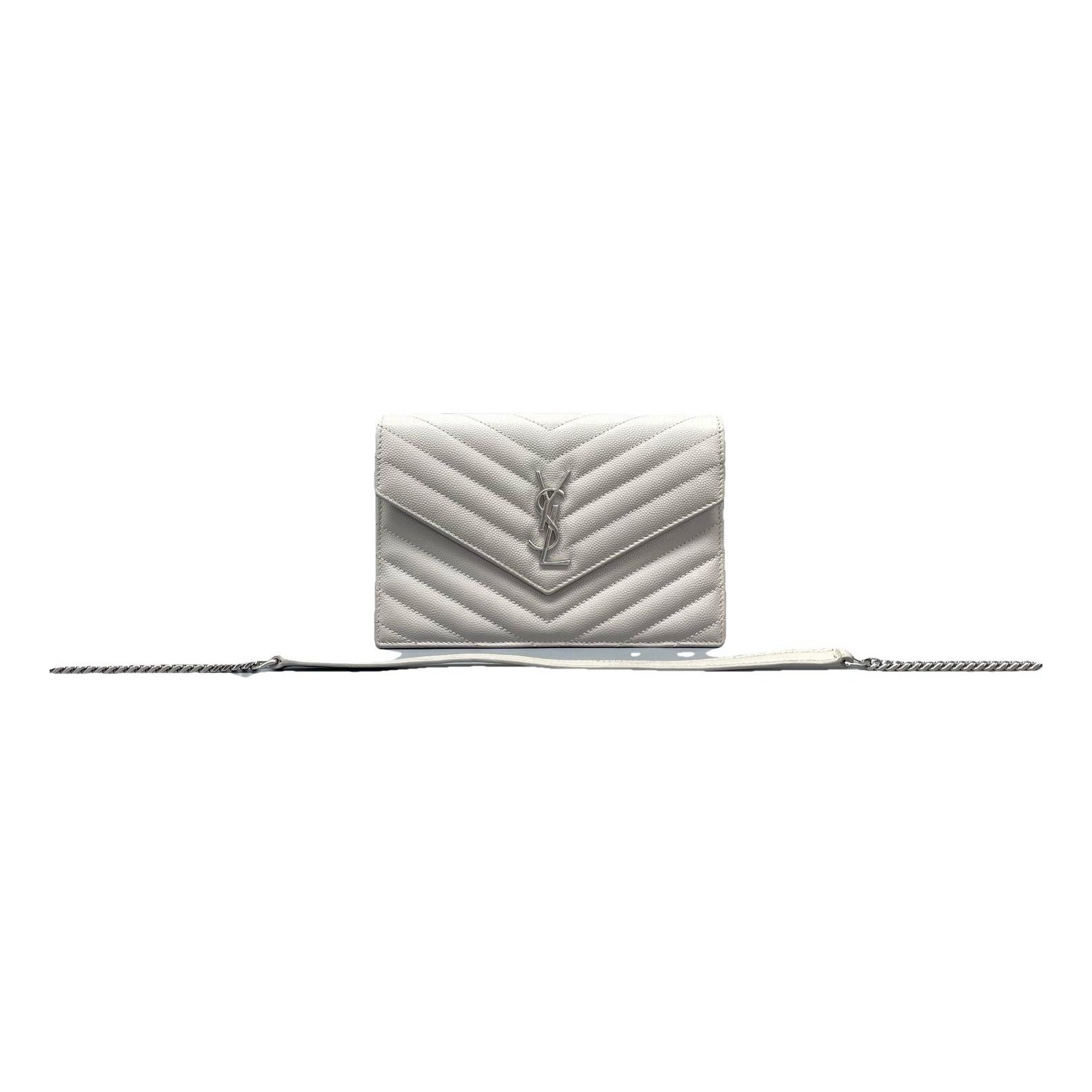 Portefeuille enveloppe leather crossbody bag