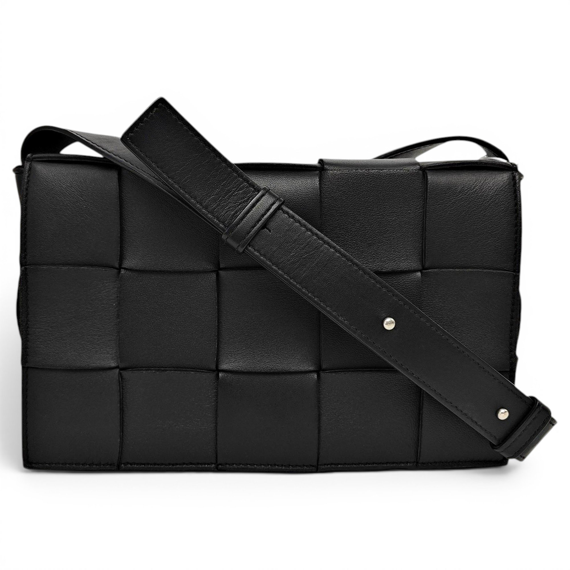 Brick Cassette leather handbag