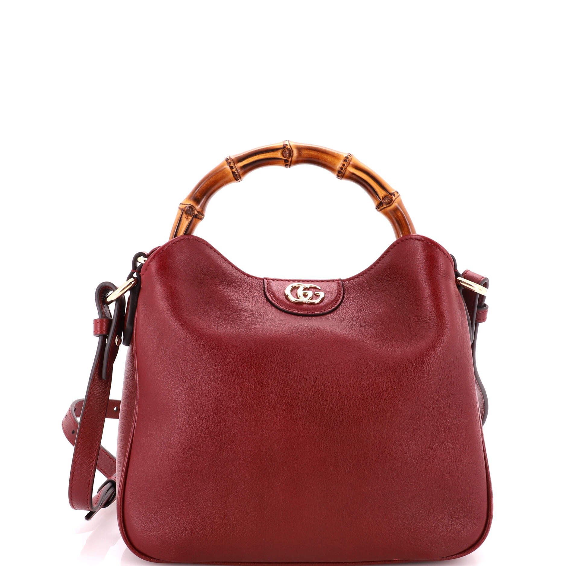 Diana NM Bamboo Shoulder Bag Leather Small