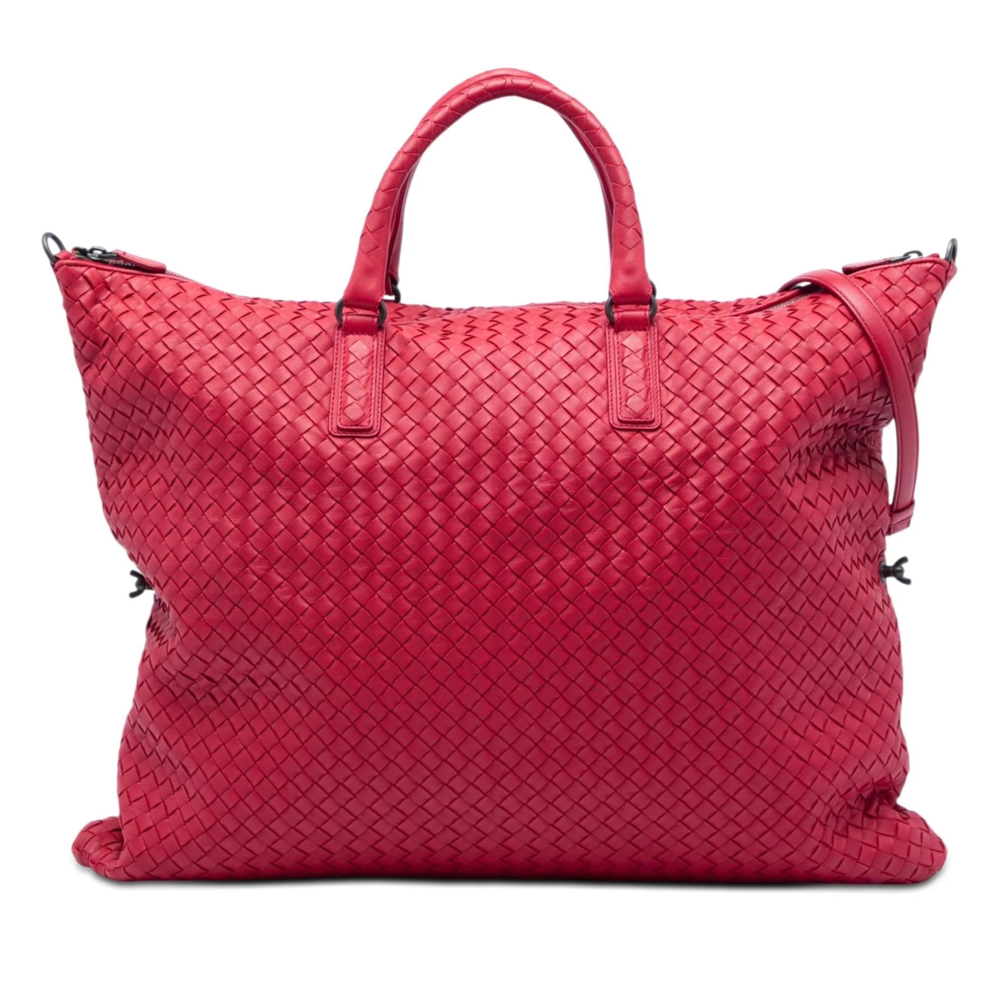 Leather tote