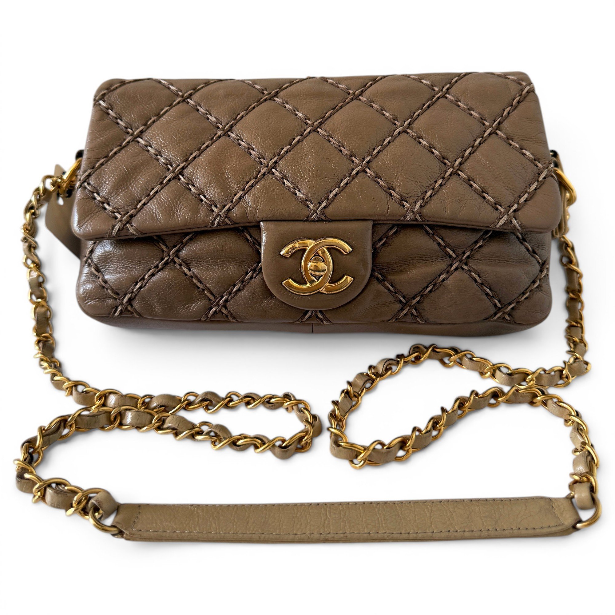Leather crossbody bag
