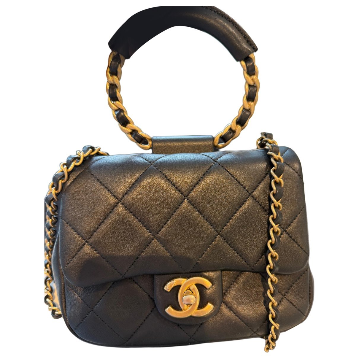 Coco Handle leather handbag