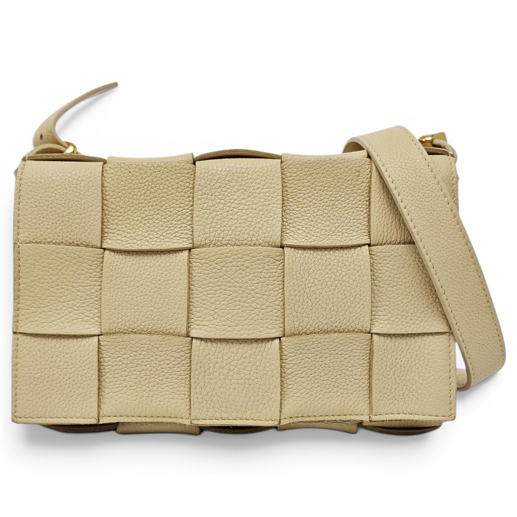 Cassette leather crossbody bag