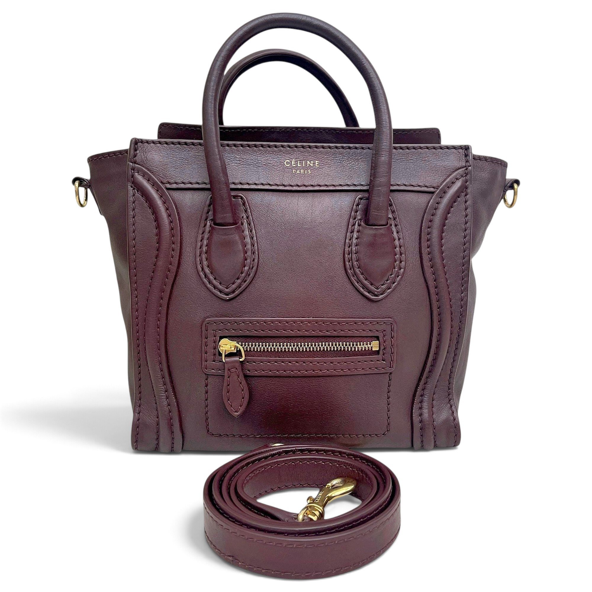Luggage leather handbag