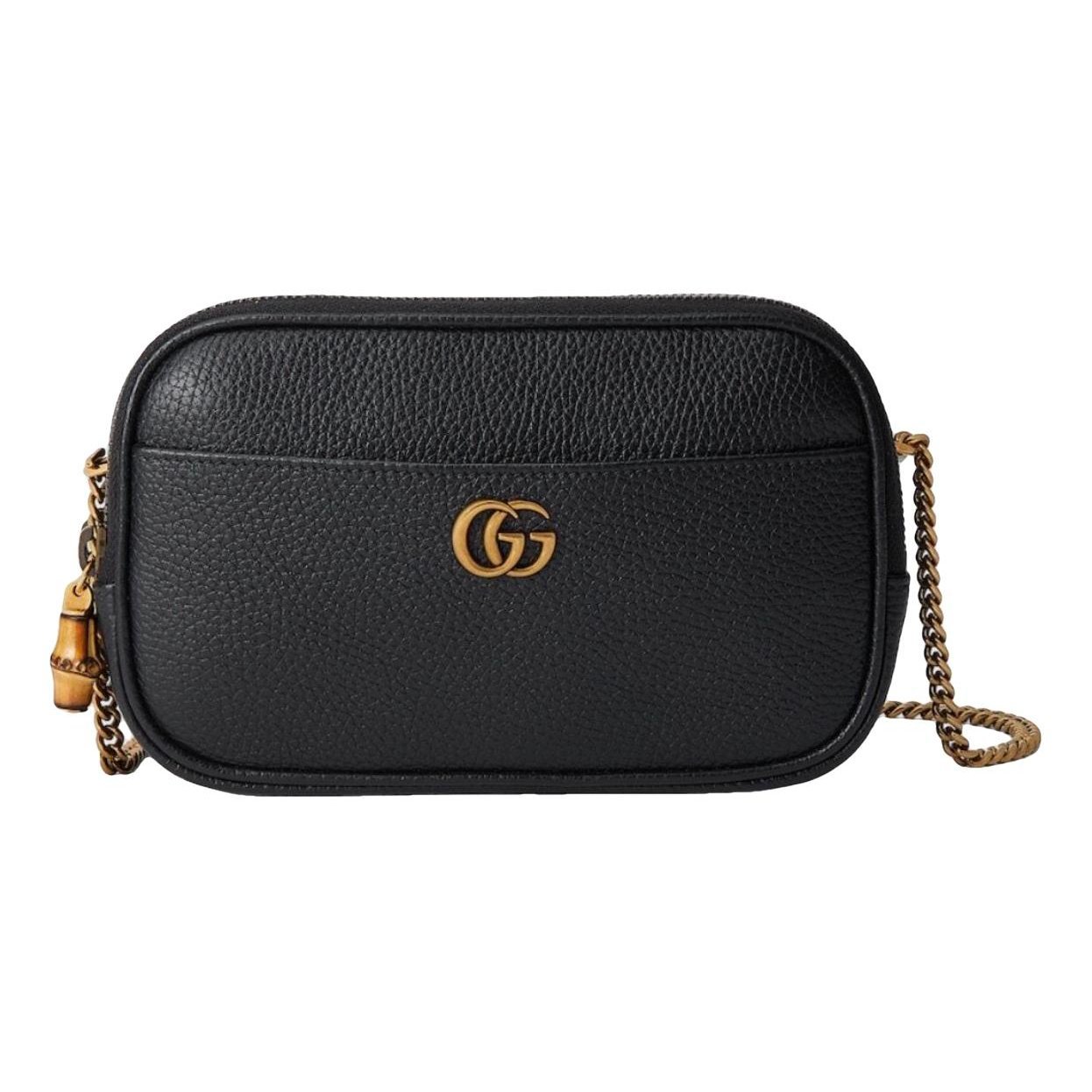 Bamboo leather mini bag