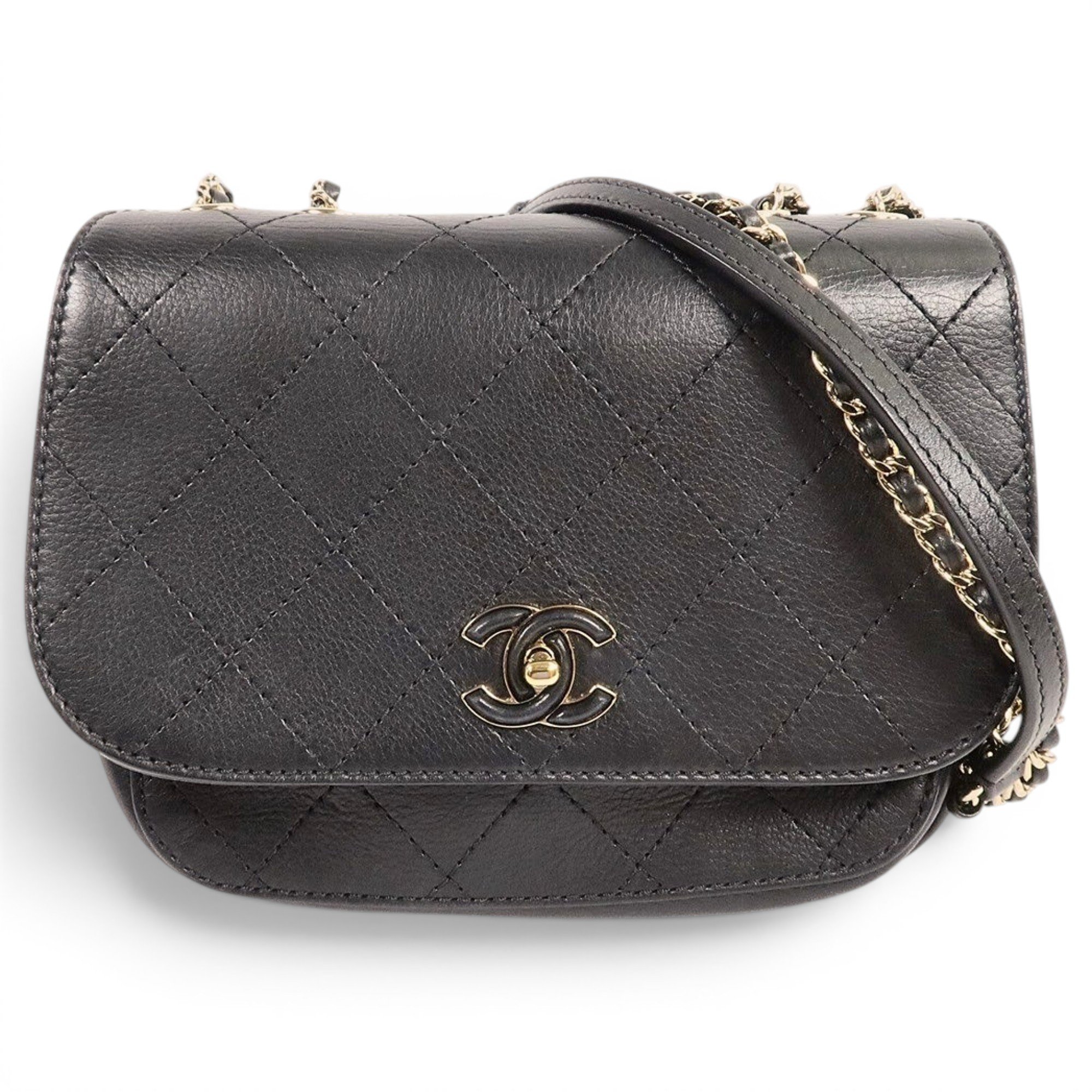 Wallet On Chain Timeless/Classique leather crossbody bag