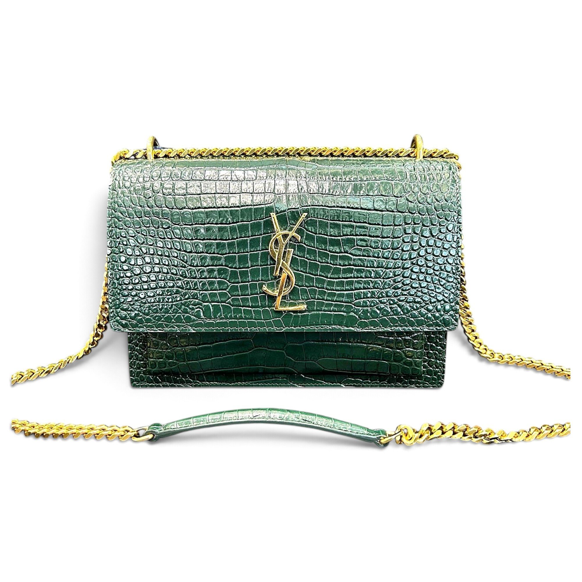 Sunset leather handbag