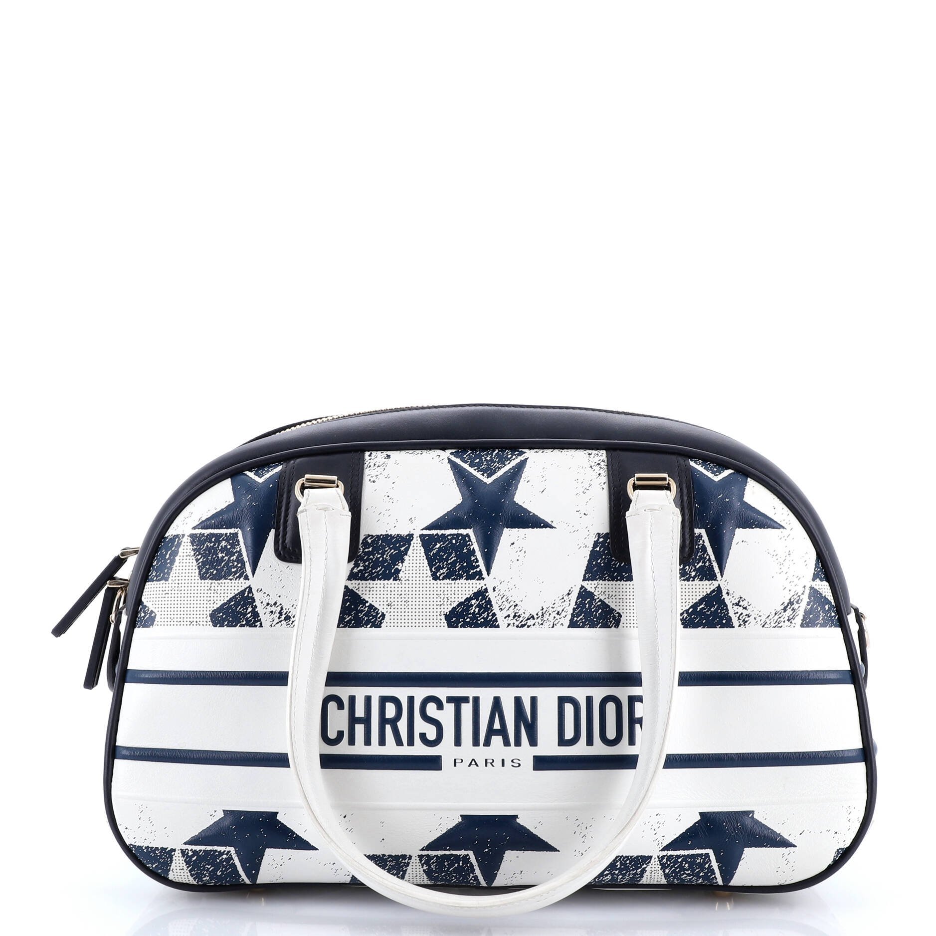 Dior Leather bowling bag