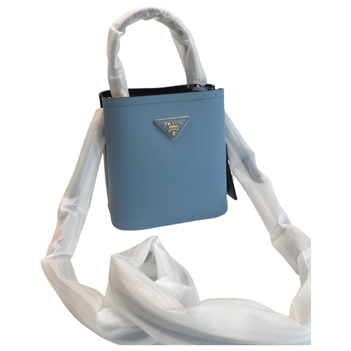 Panier leather handbag