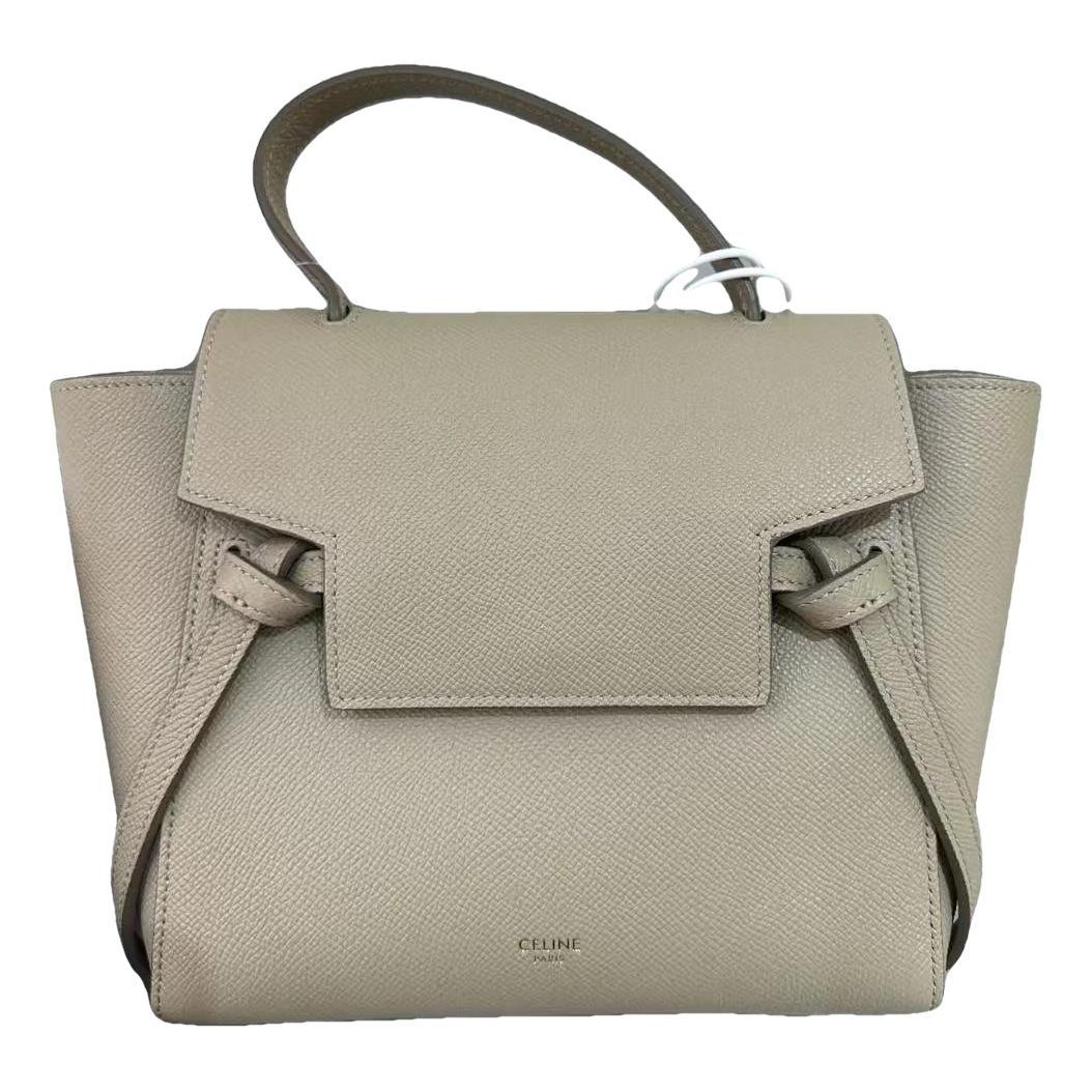 Belt leather crossbody bag