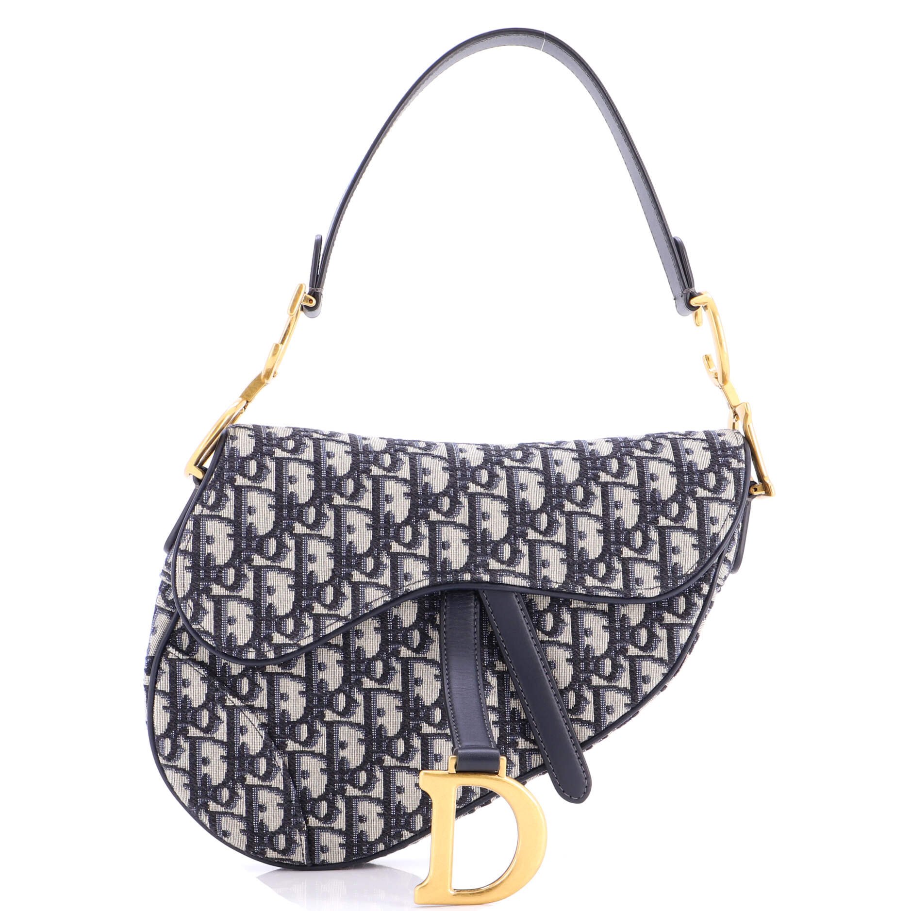 Dior Saddle Handbag Oblique Canvas Medium