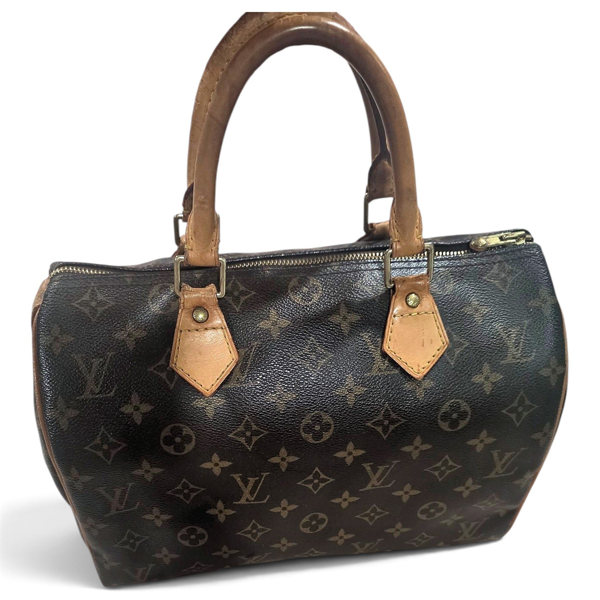Speedy leather handbag