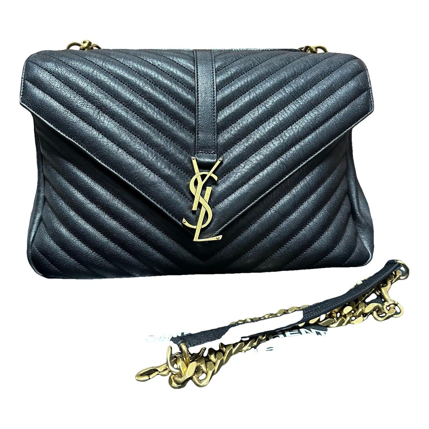 Collége monogramme leather handbag