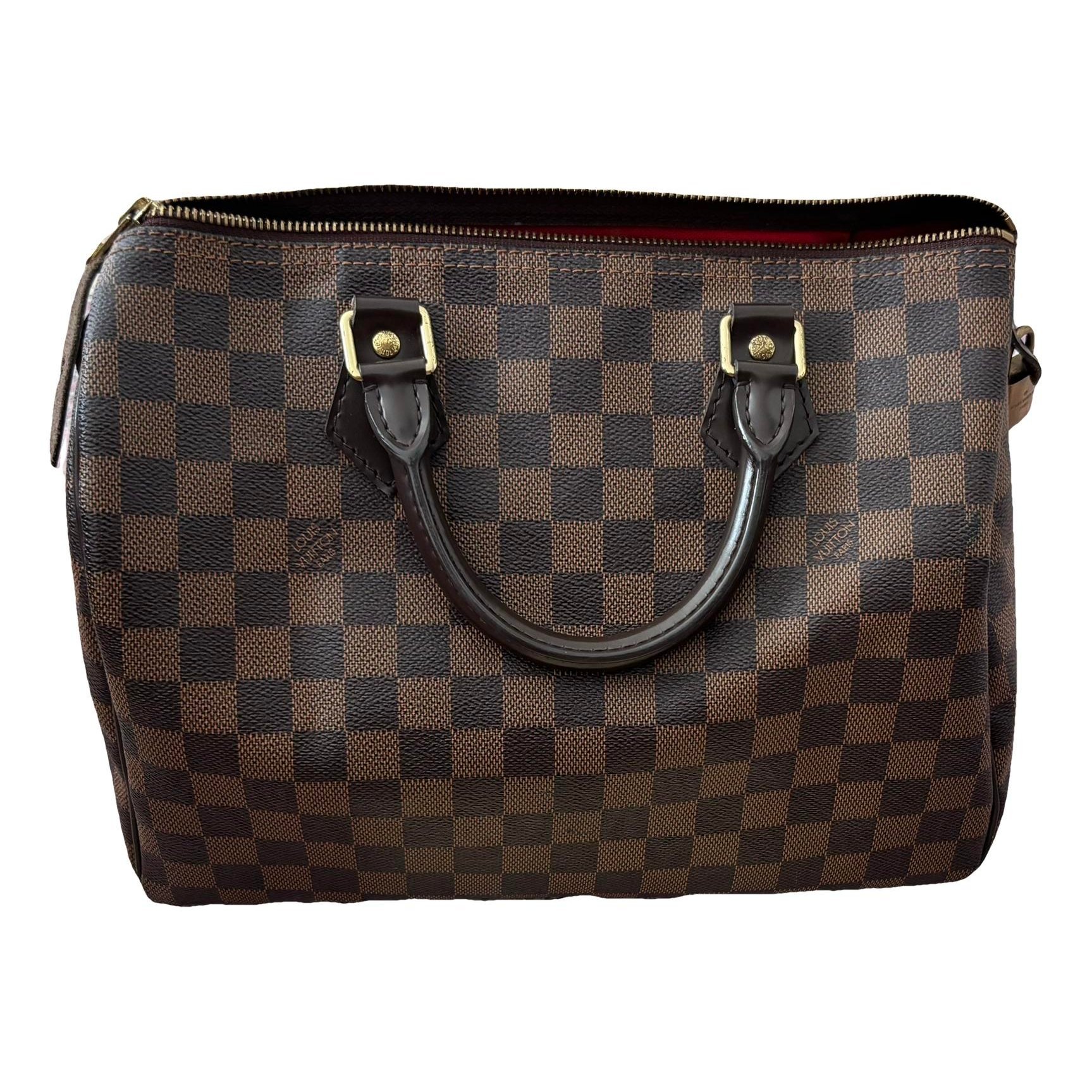 Speedy leather handbag