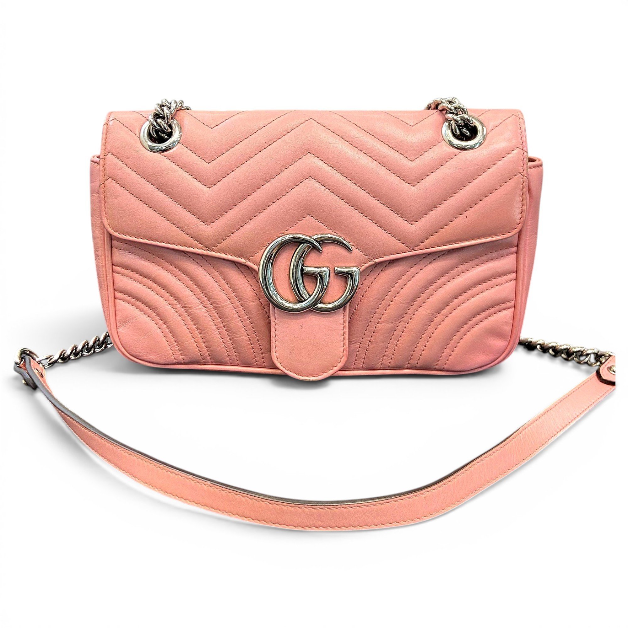 GG Marmont Flap leather handbag