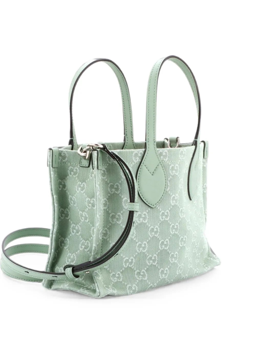 Ophidia Shopper GG Denim Medium tote bag