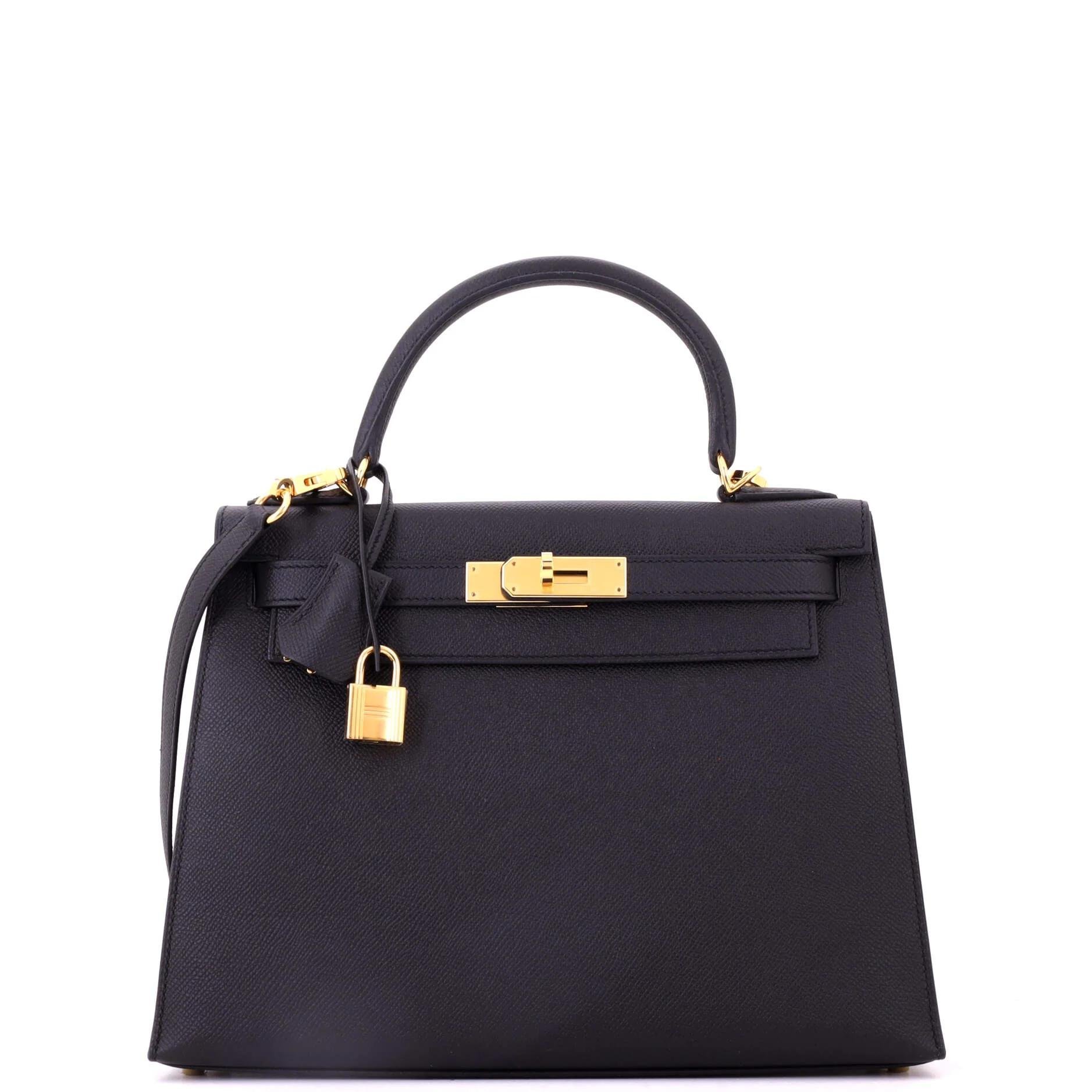 Kelly 28 leather handbag