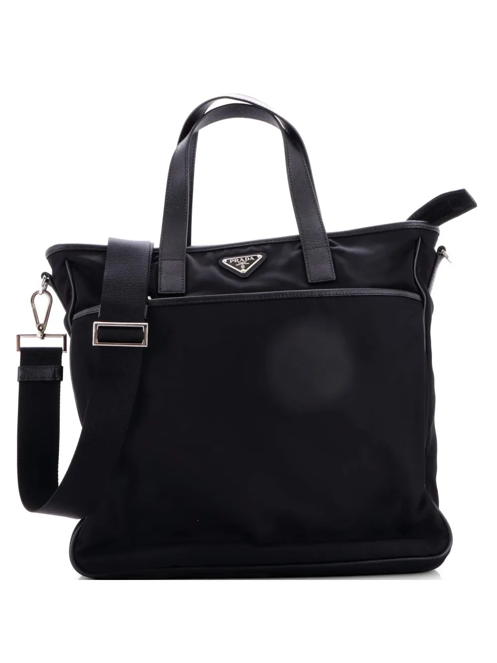 Convertible Pocket Zip Tessuto Large tote bag