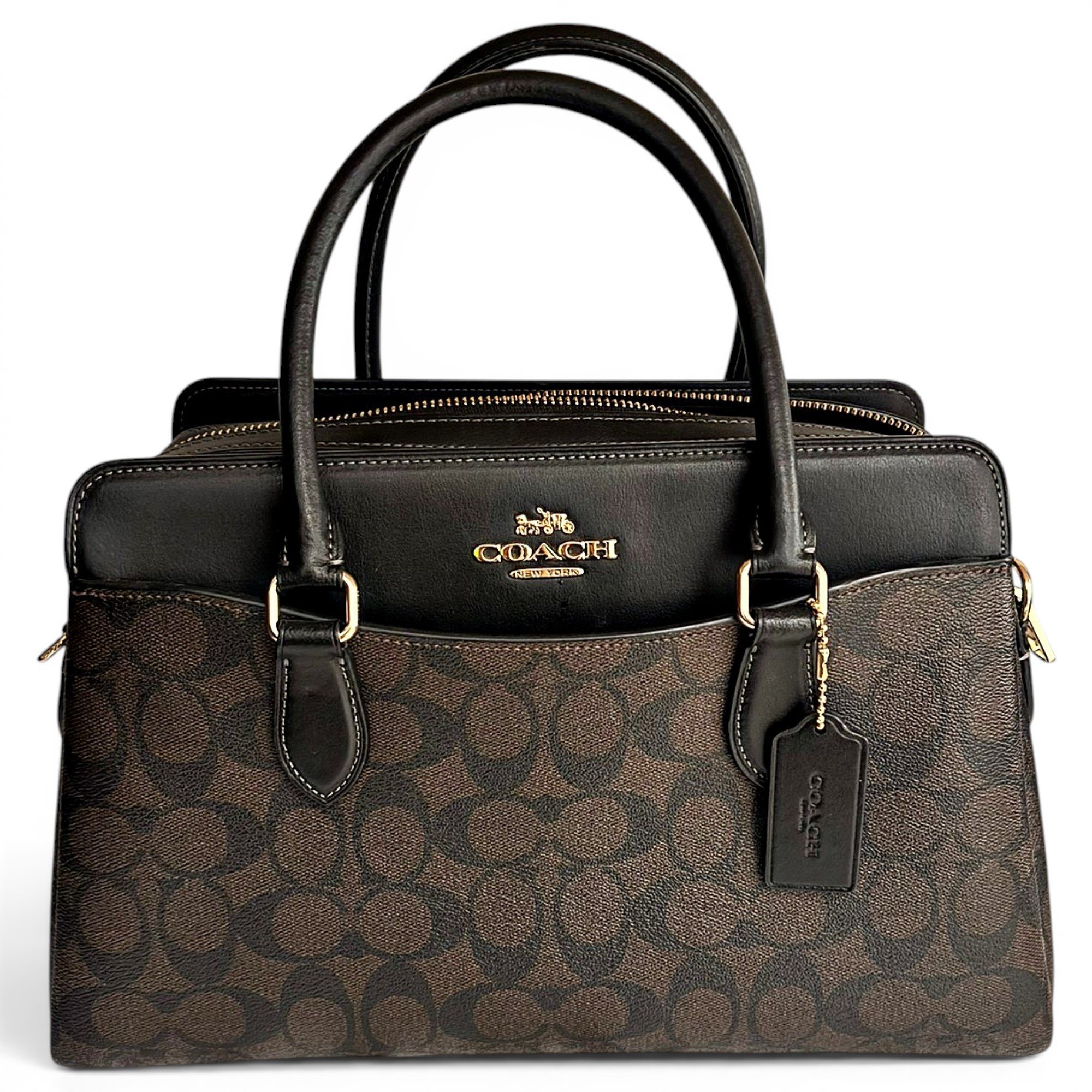 Leather handbag