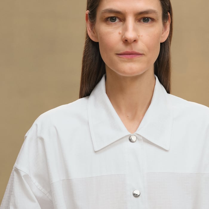 Blanc "Mosaique" Shirt Dress