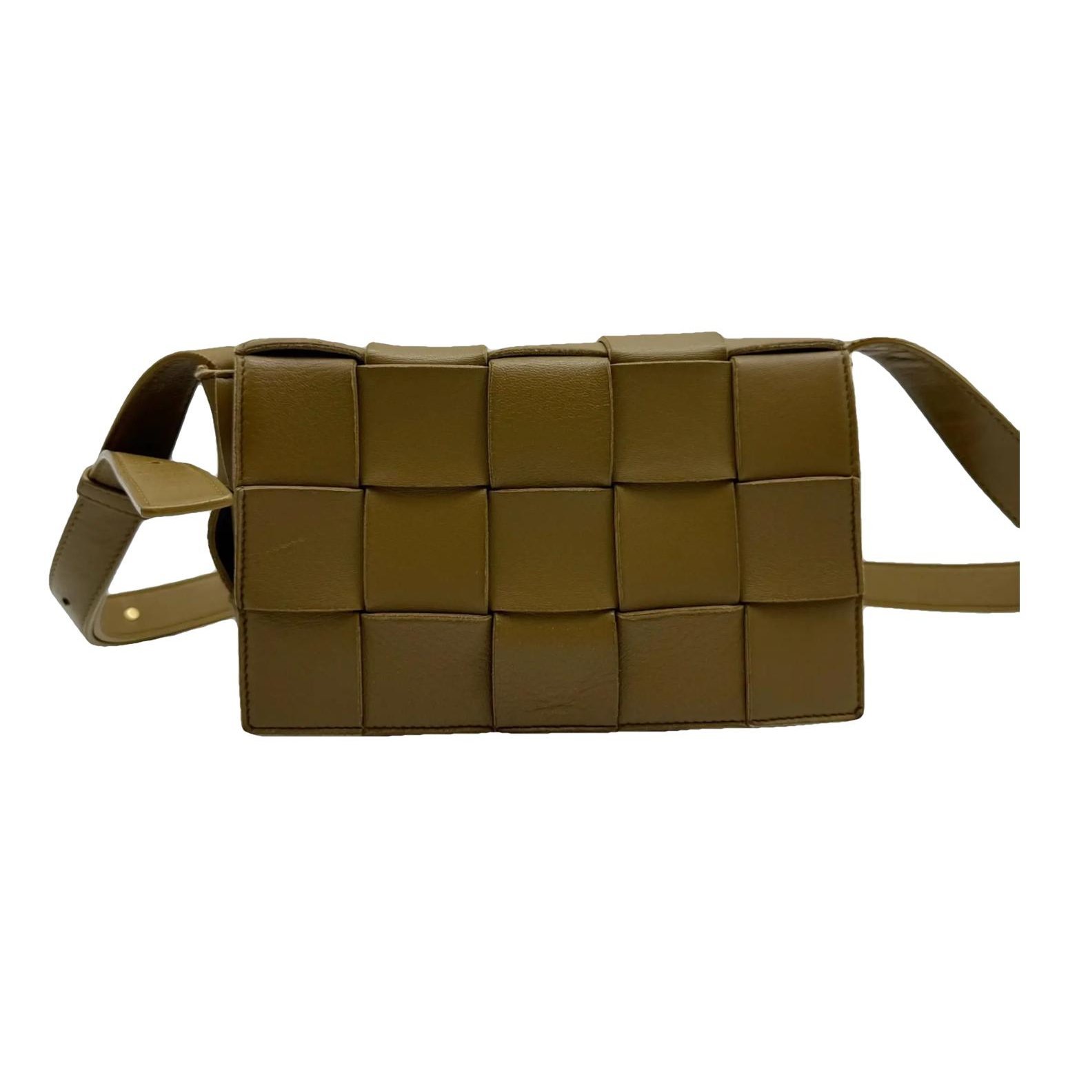 Cassette leather crossbody bag