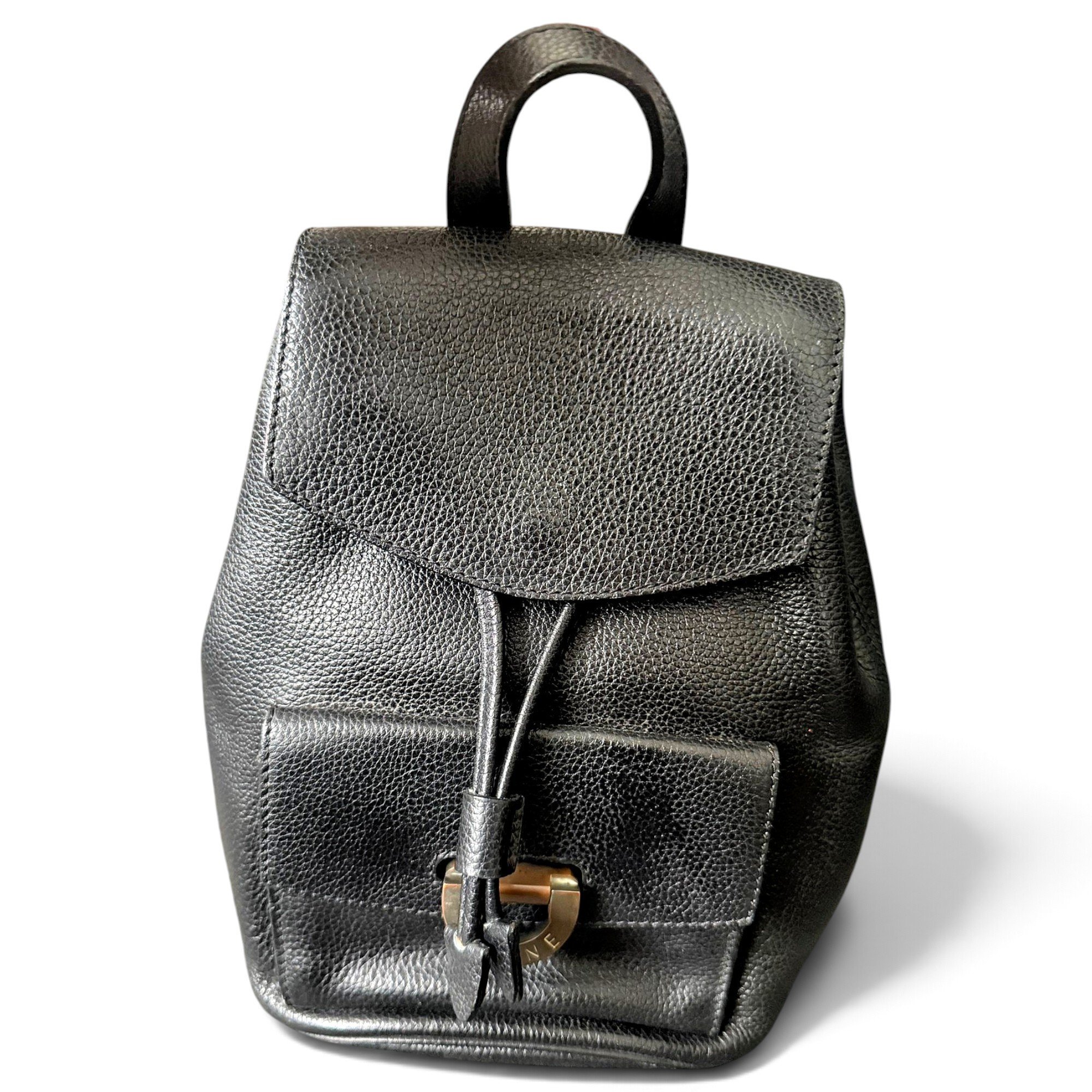 Leather backpack