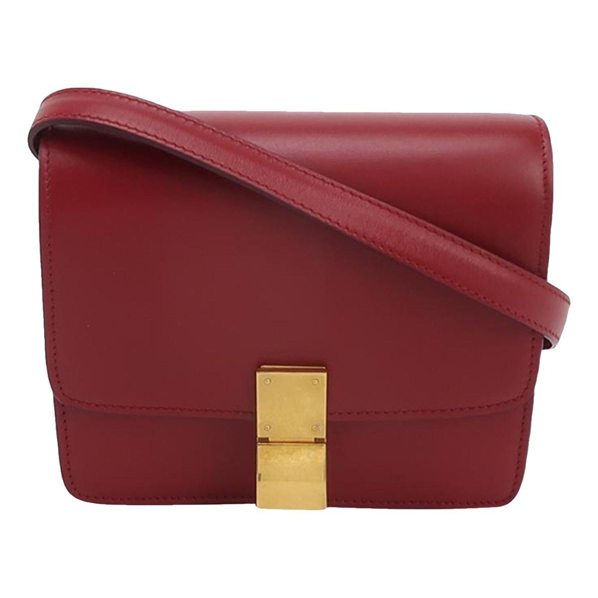 Classic leather crossbody bag
