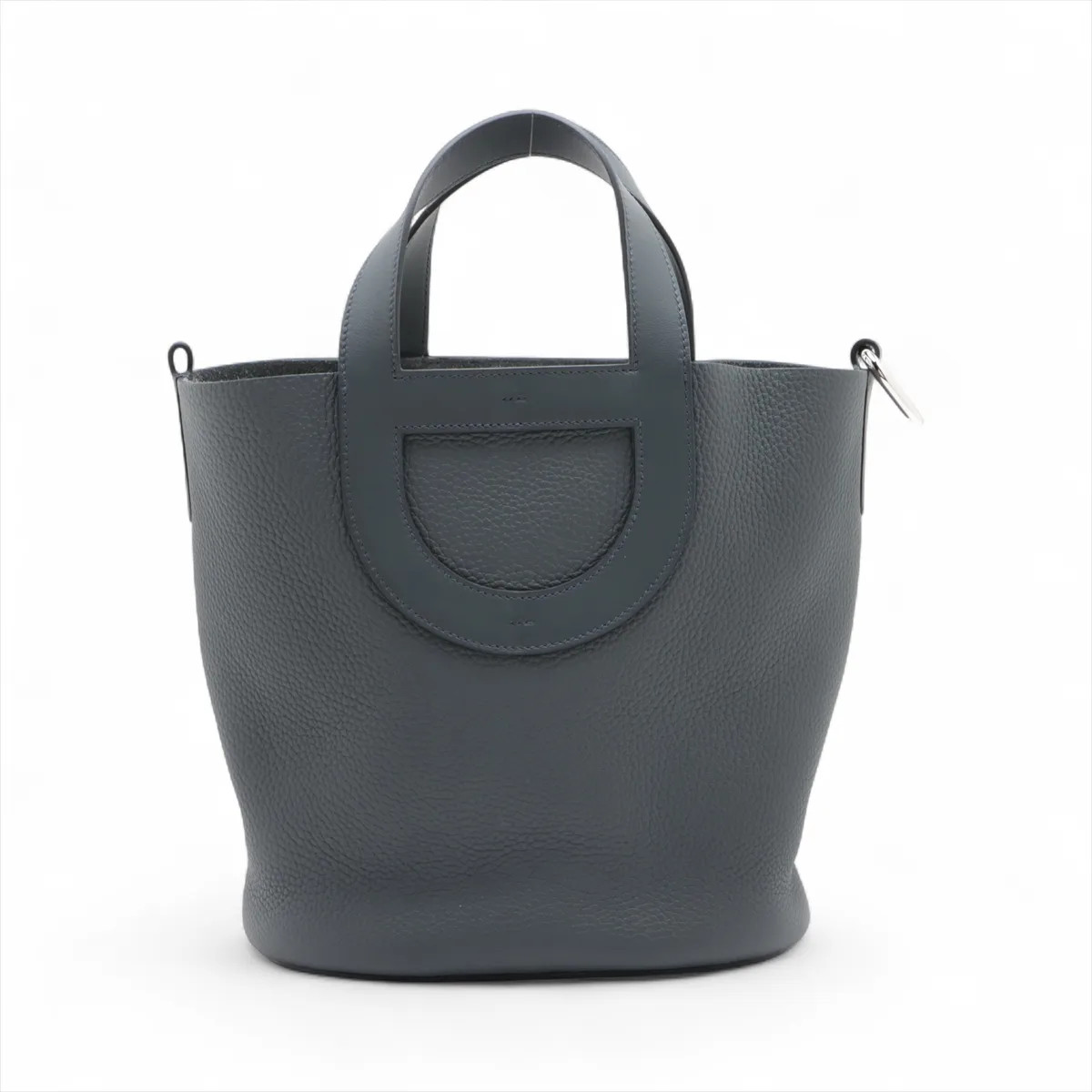Hermès In the loop 23 Taurillon Clemence × Veau Swift Grimisty Silver Metal Fitt