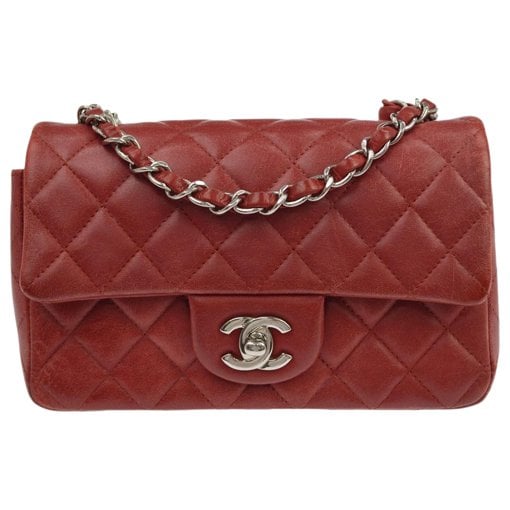 Trendy CC Flap leather handbag