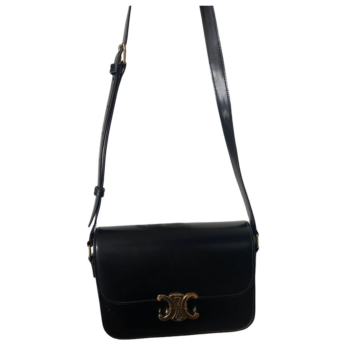 Triomphe leather handbag