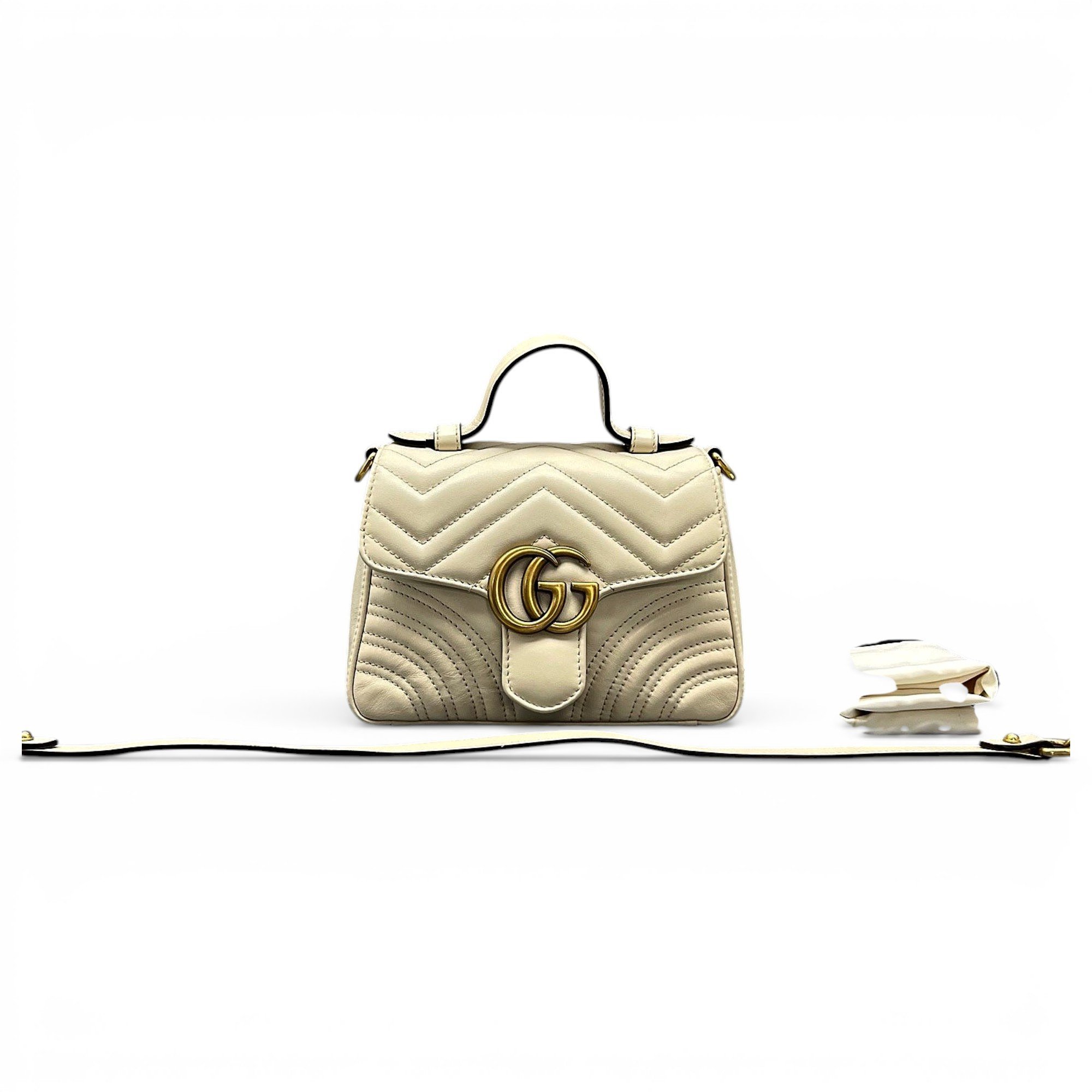 GG Marmont Flap leather handbag