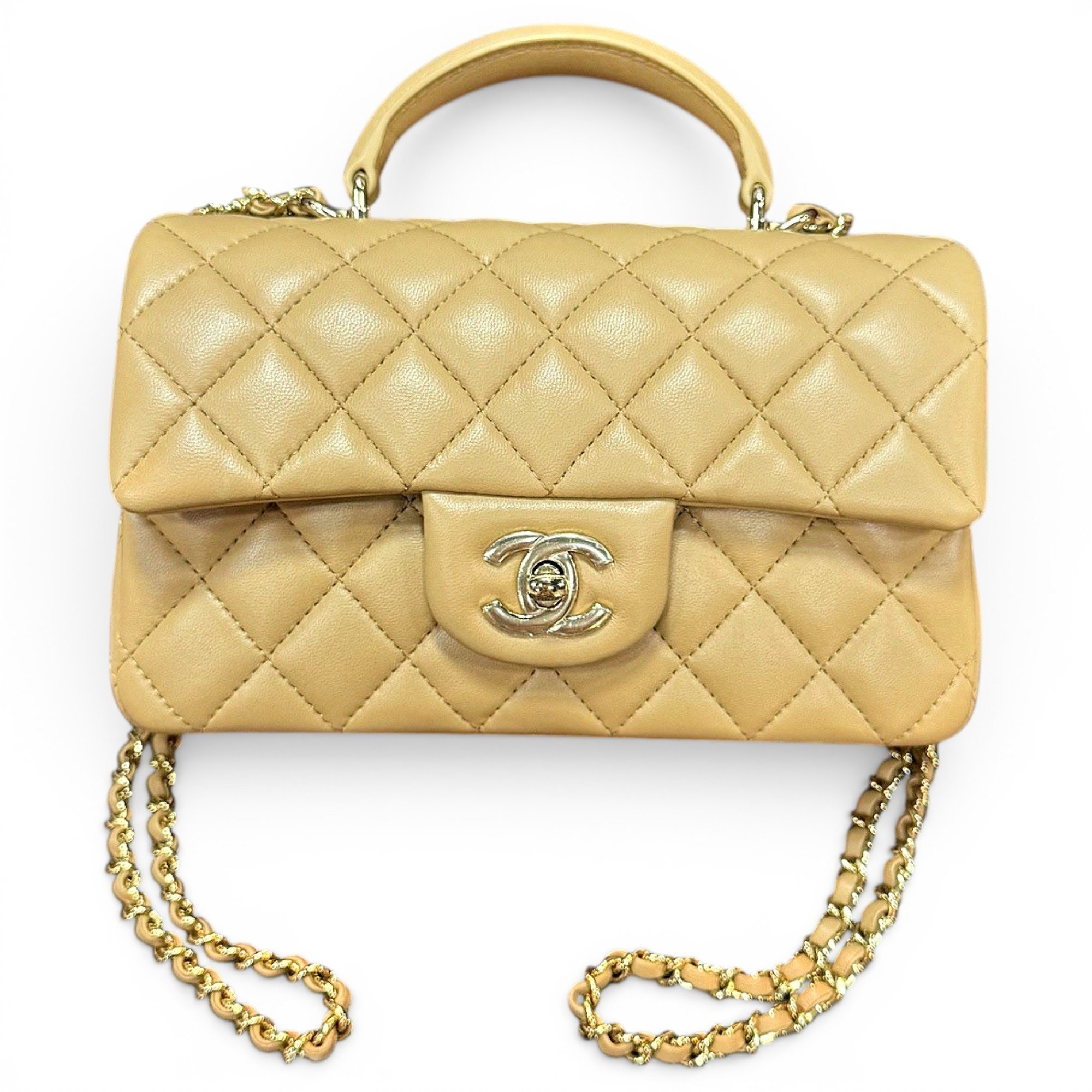 Timeless Classique Top Handle leather handbag