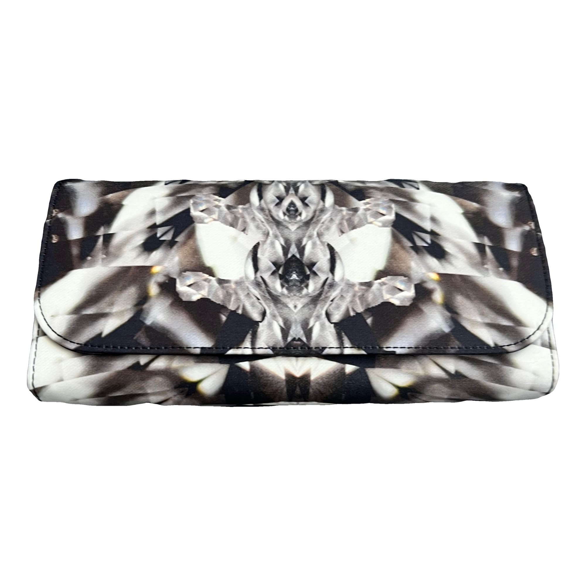 Silk clutch bag