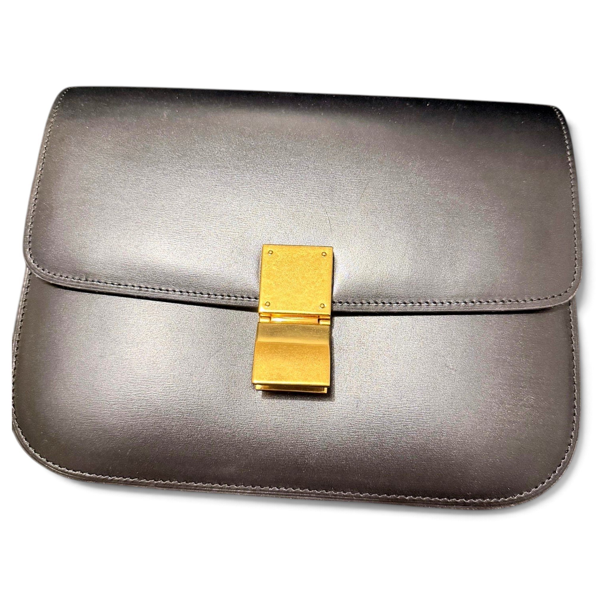Classic leather crossbody bag