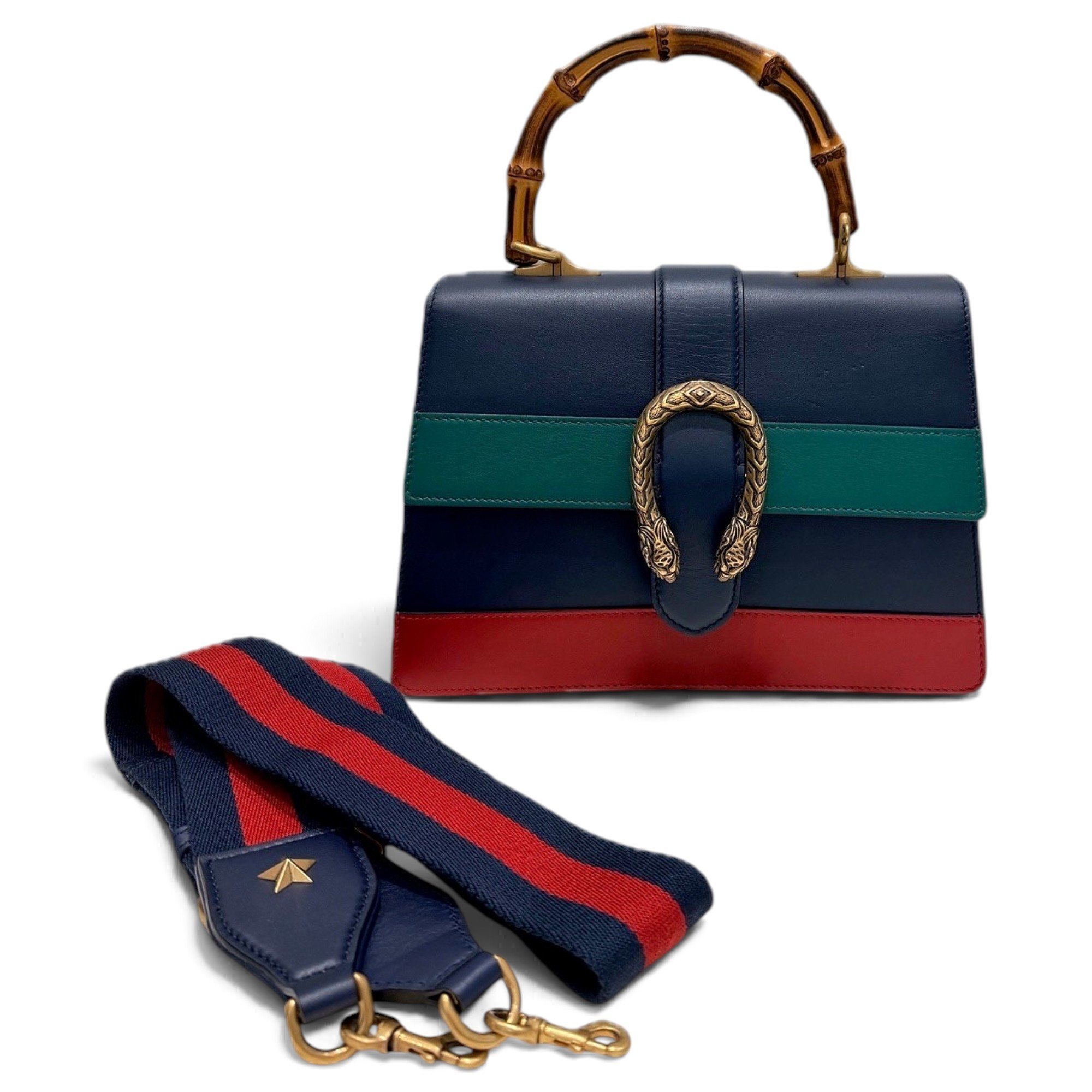 Dionysus Bamboo leather handbag