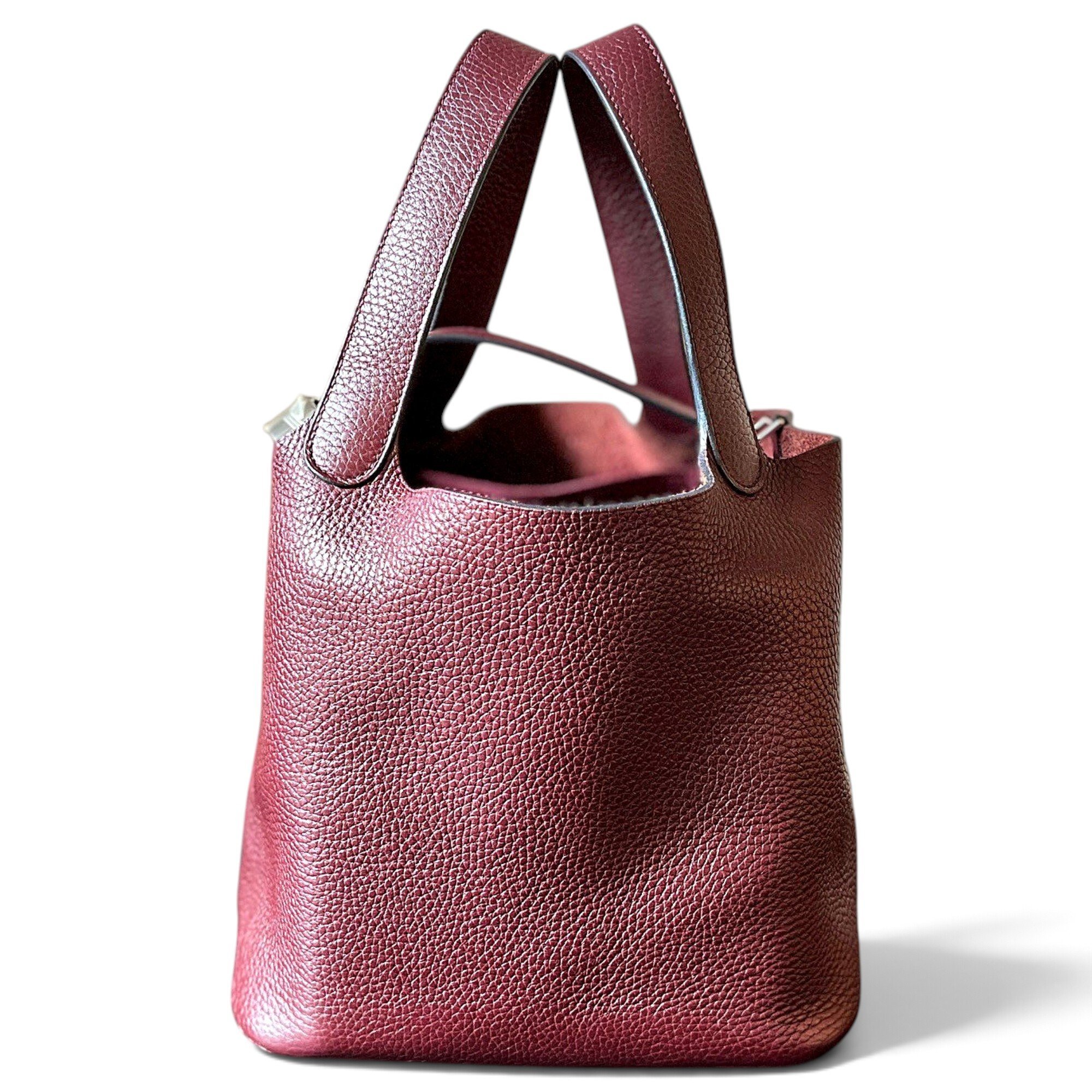 Picotin leather handbag