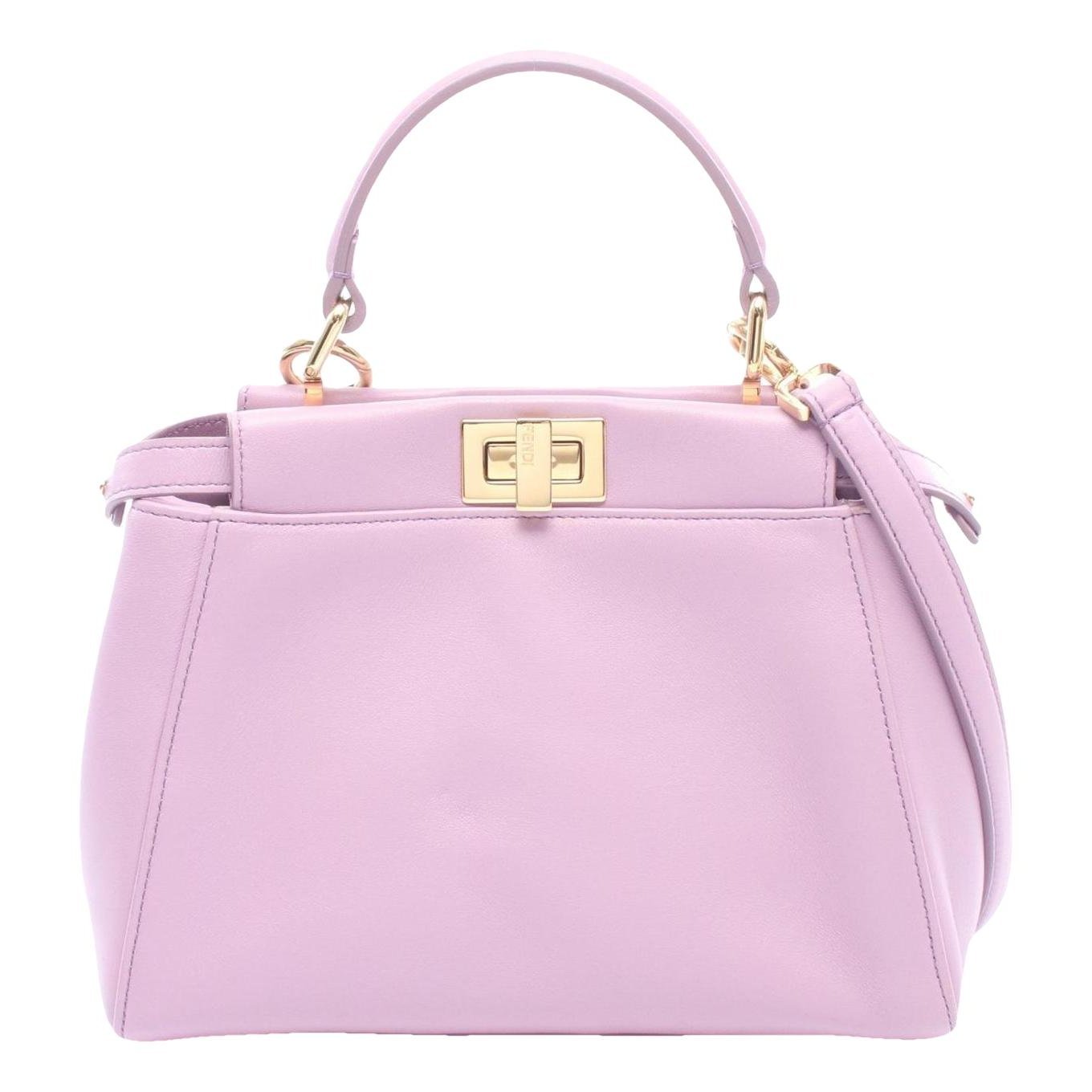 Peekaboo leather handbag
