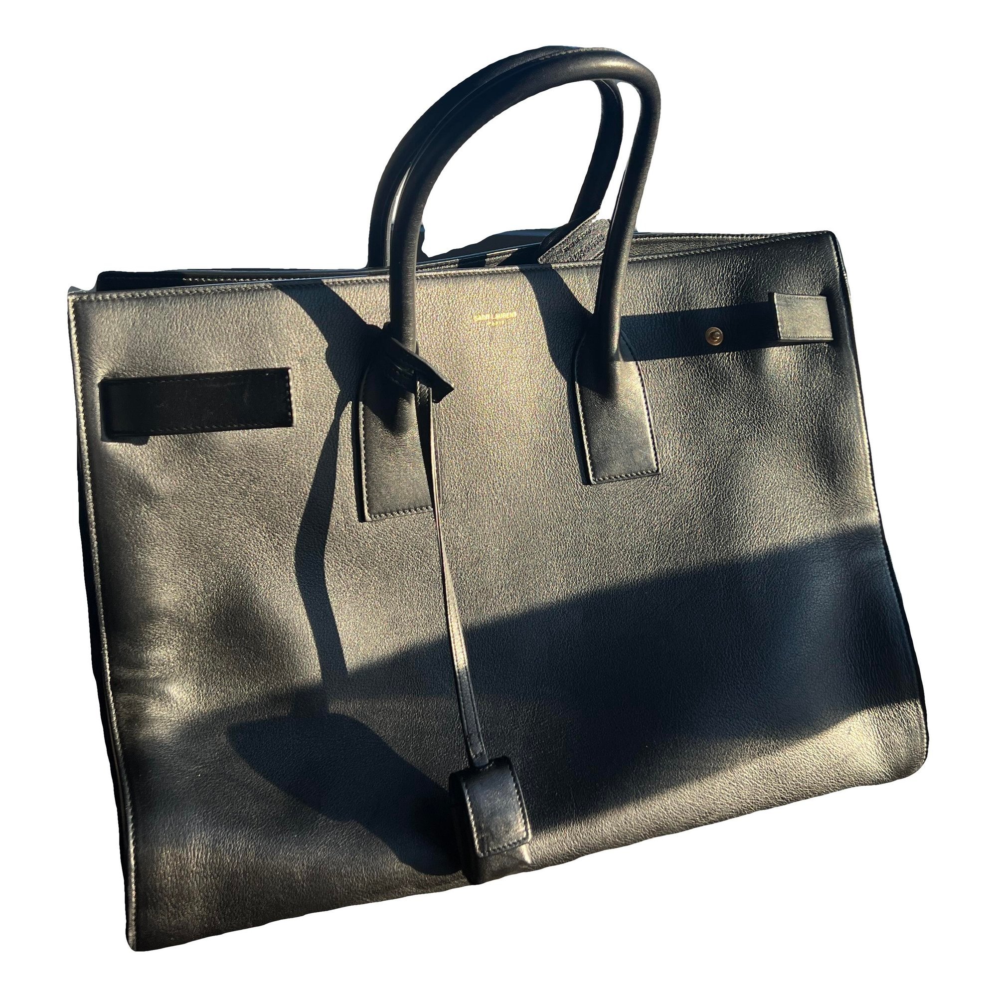 Leather tote