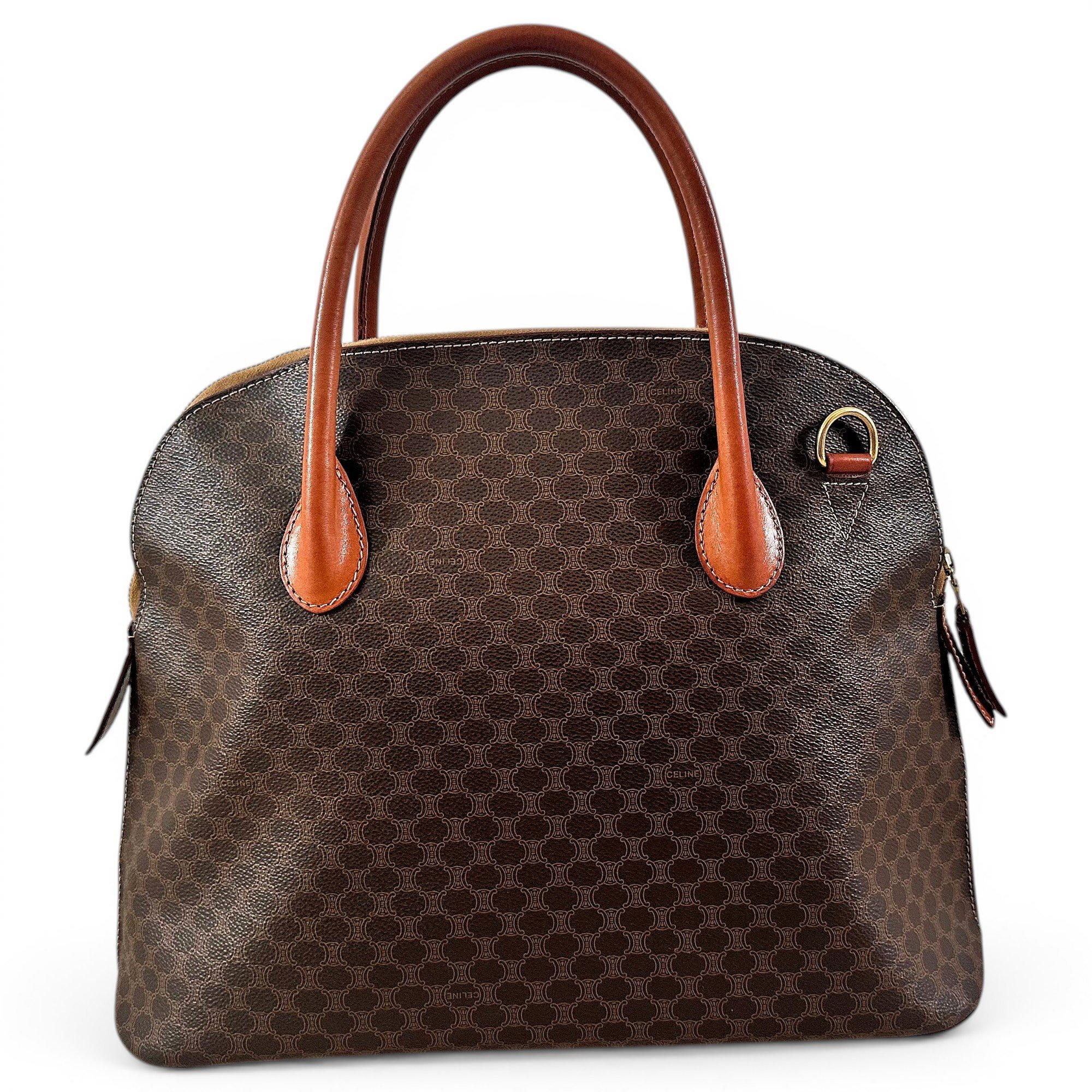 Patent leather handbag