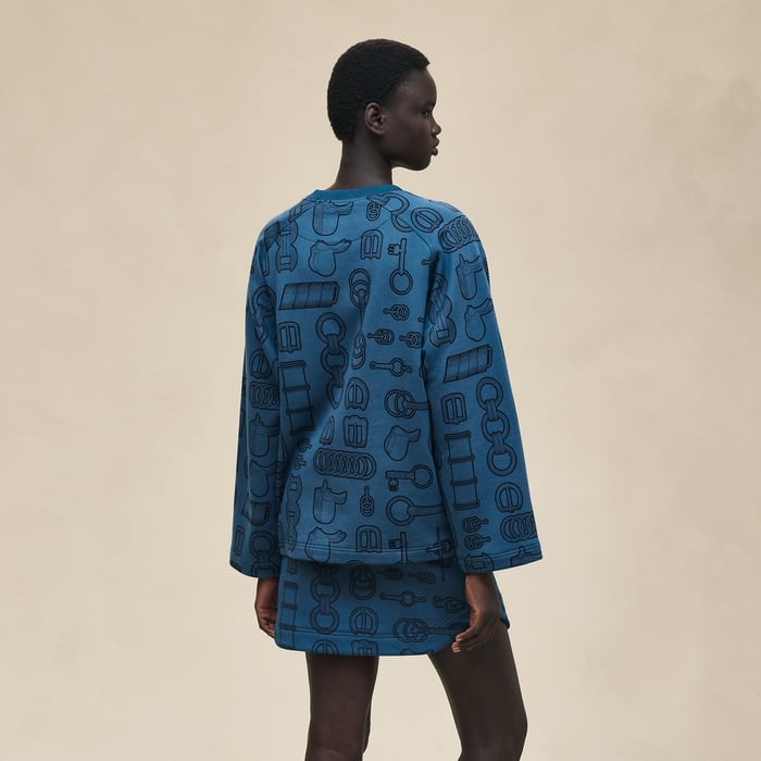 Bleu Canard "Cahier Du Colporteur" Sweatshirt