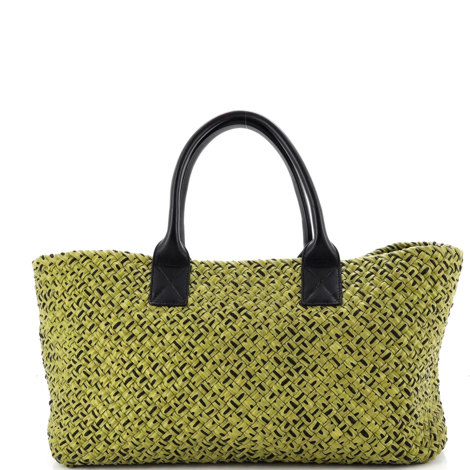 Leather tote