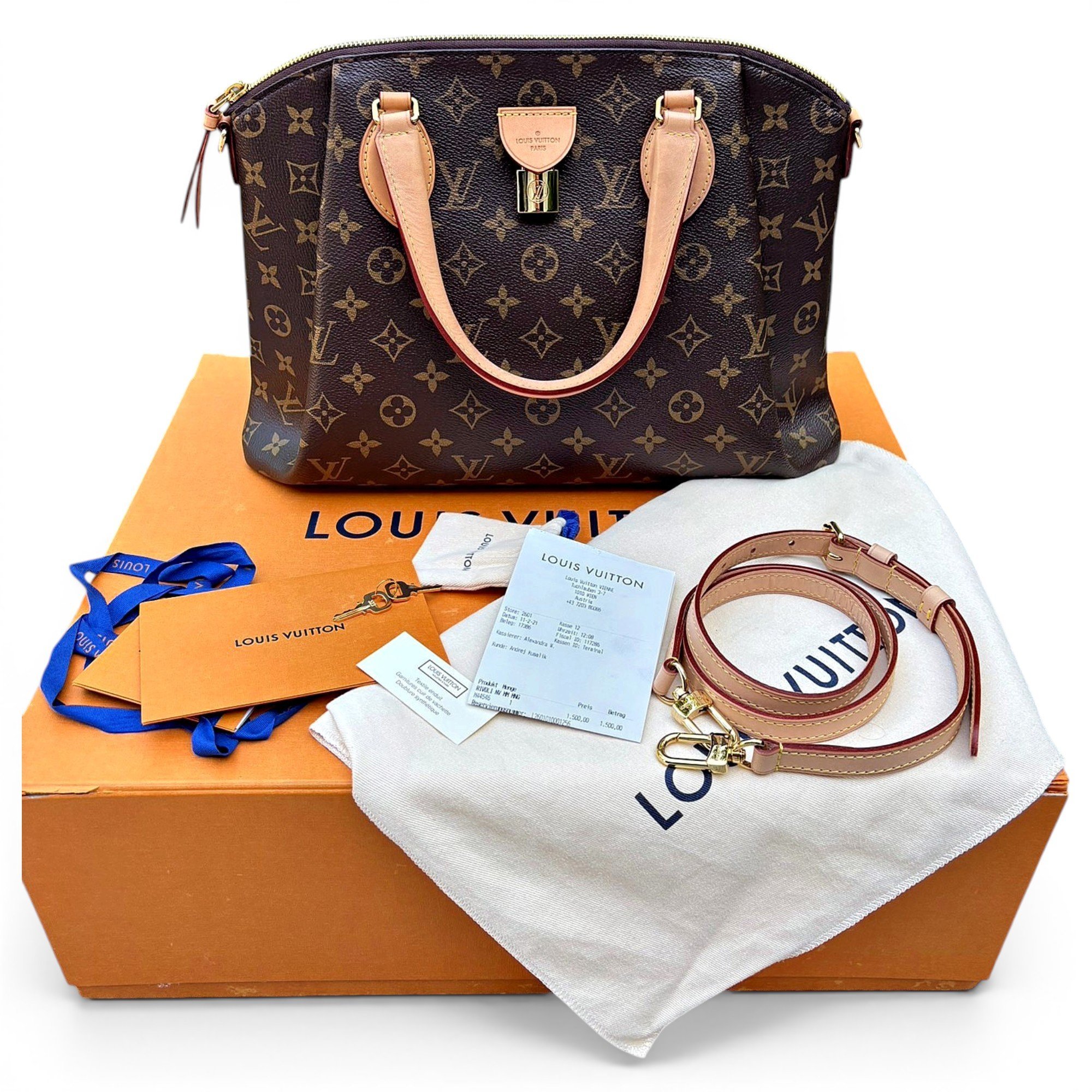 Louis Vuitton Rivoli cloth crossbody bag