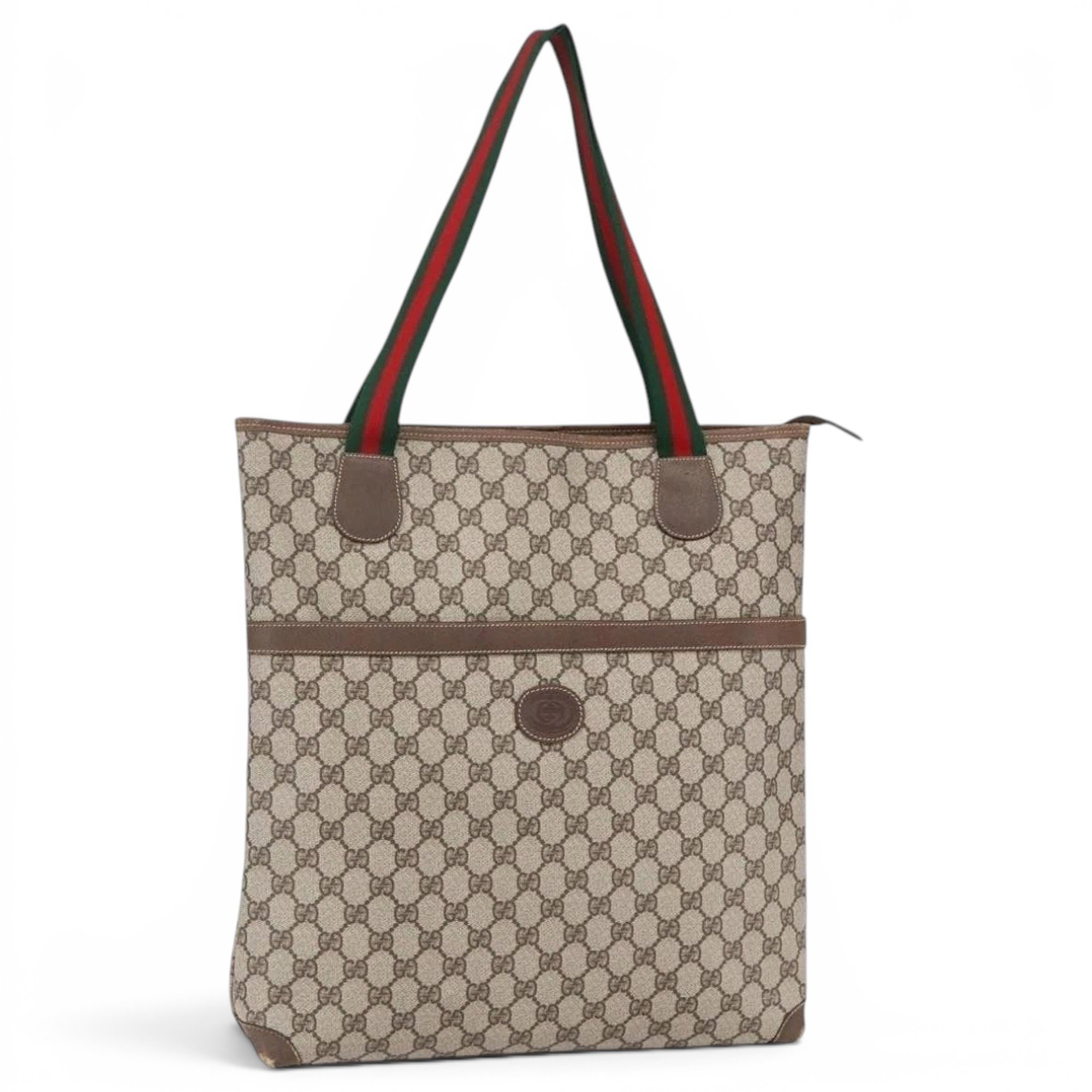 Leather tote