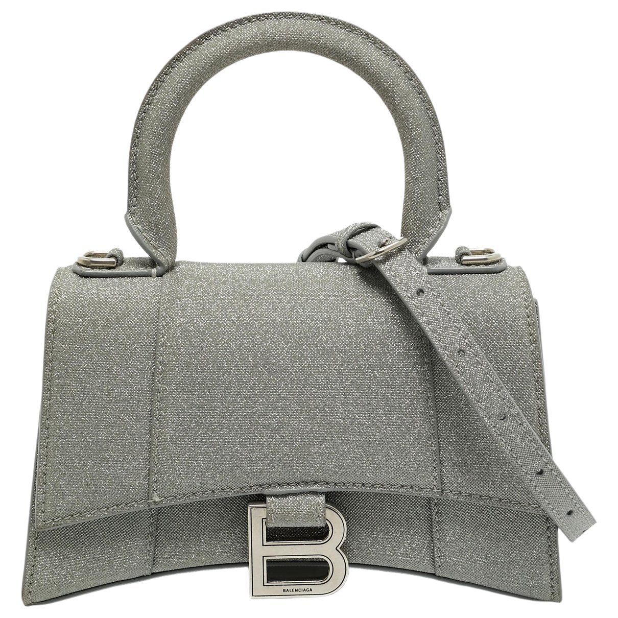 Hourglass leather satchel