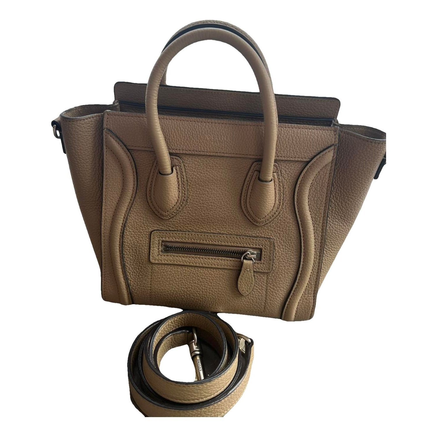 Nano Luggage leather handbag