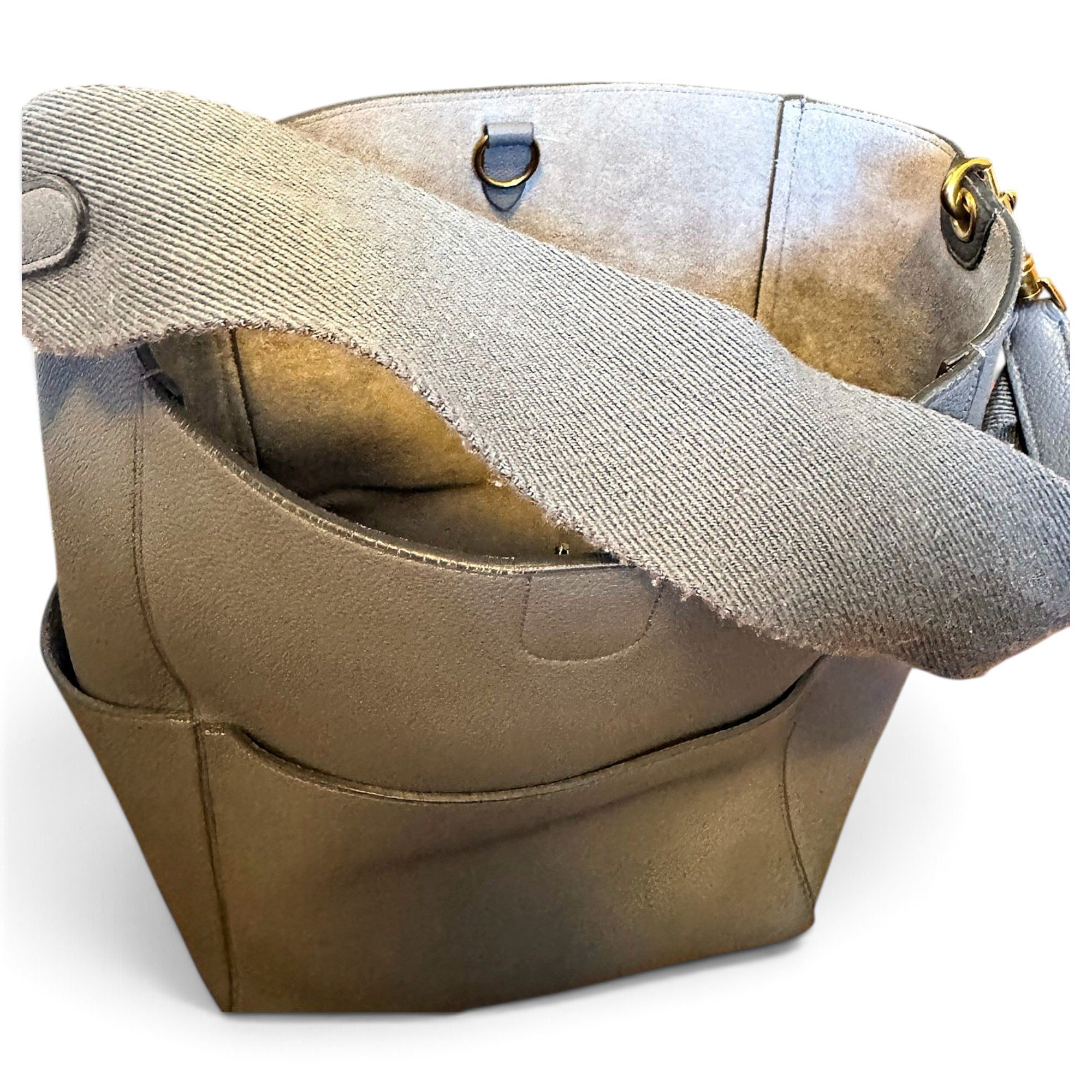 Seau Sangle leather handbag