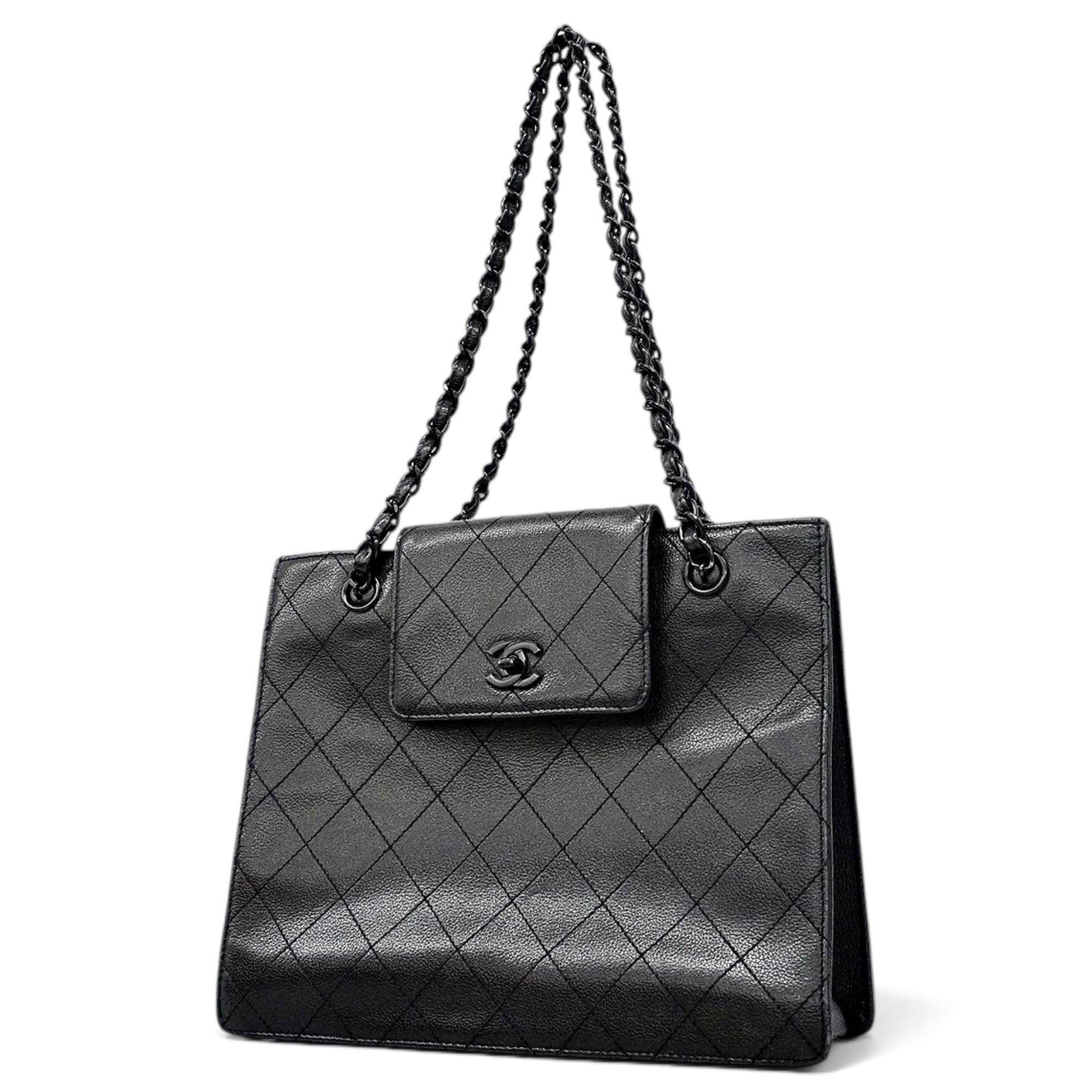 Leather tote