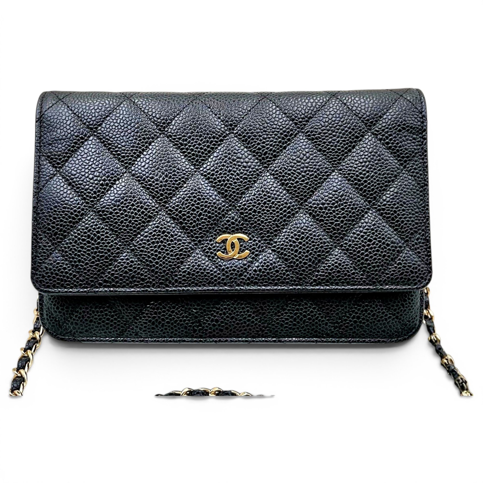 Wallet On Chain Timeless/Classique leather handbag