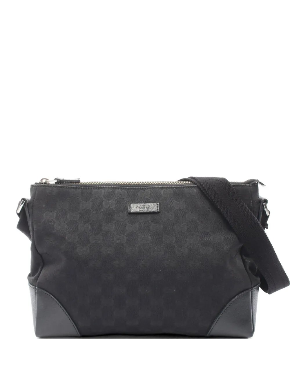 2000s GG canvas cross body bag