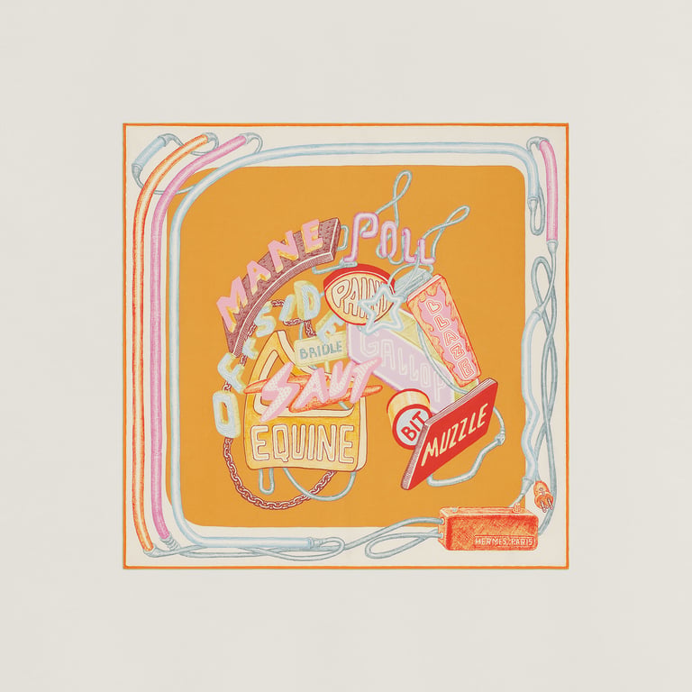 Chevaloscope Neon scarf 45